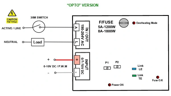0-10V 240V AC LED dimmer module