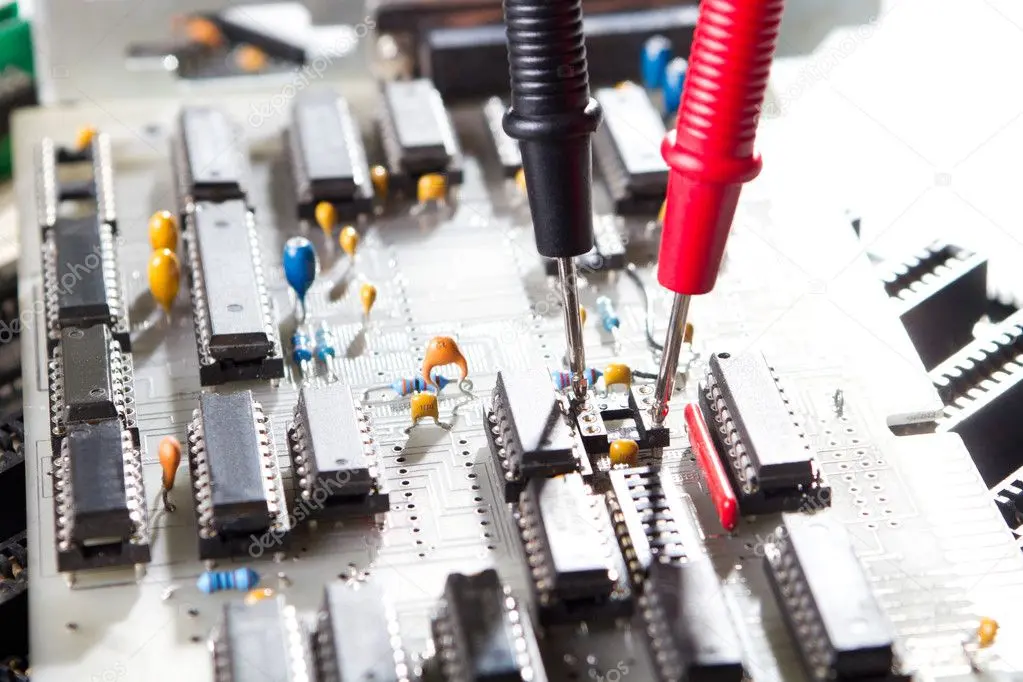 Industrial inverter module with test leads