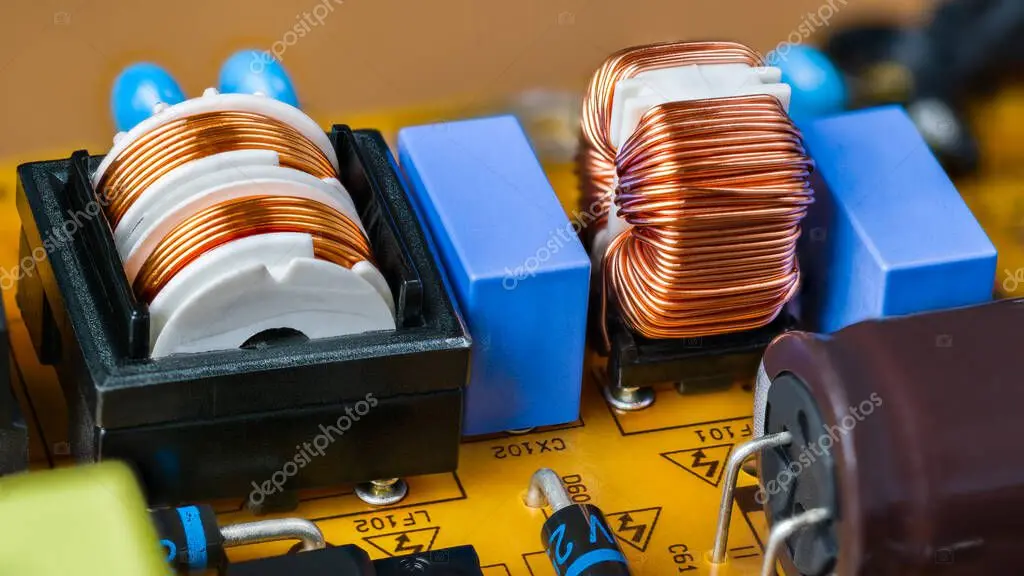 Open power supply under test with multimeter