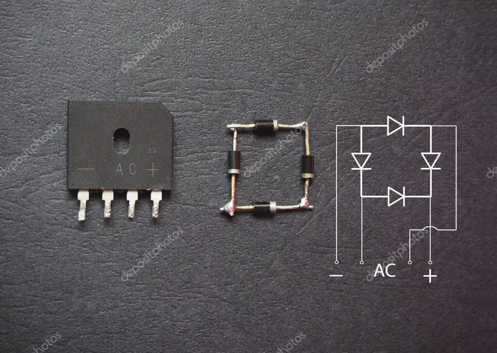 AC-DC converter PCB close-up