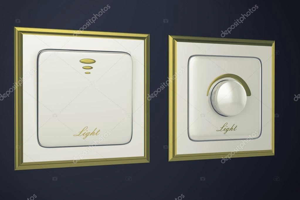 1-10V wall-mounted LED dimmer on a wall plate