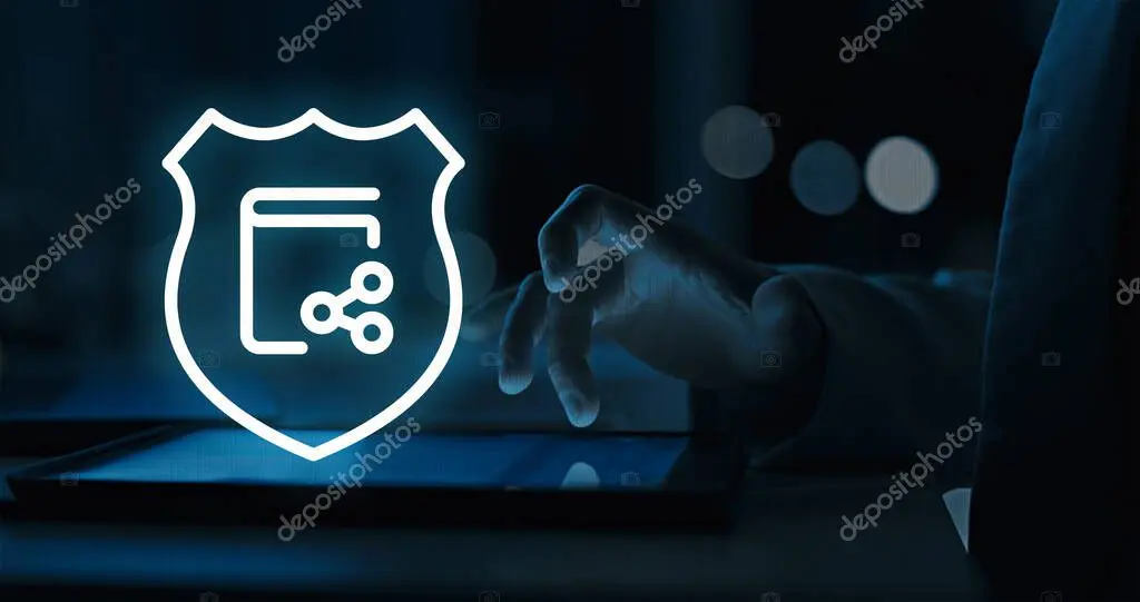 Security scan running on a laptop