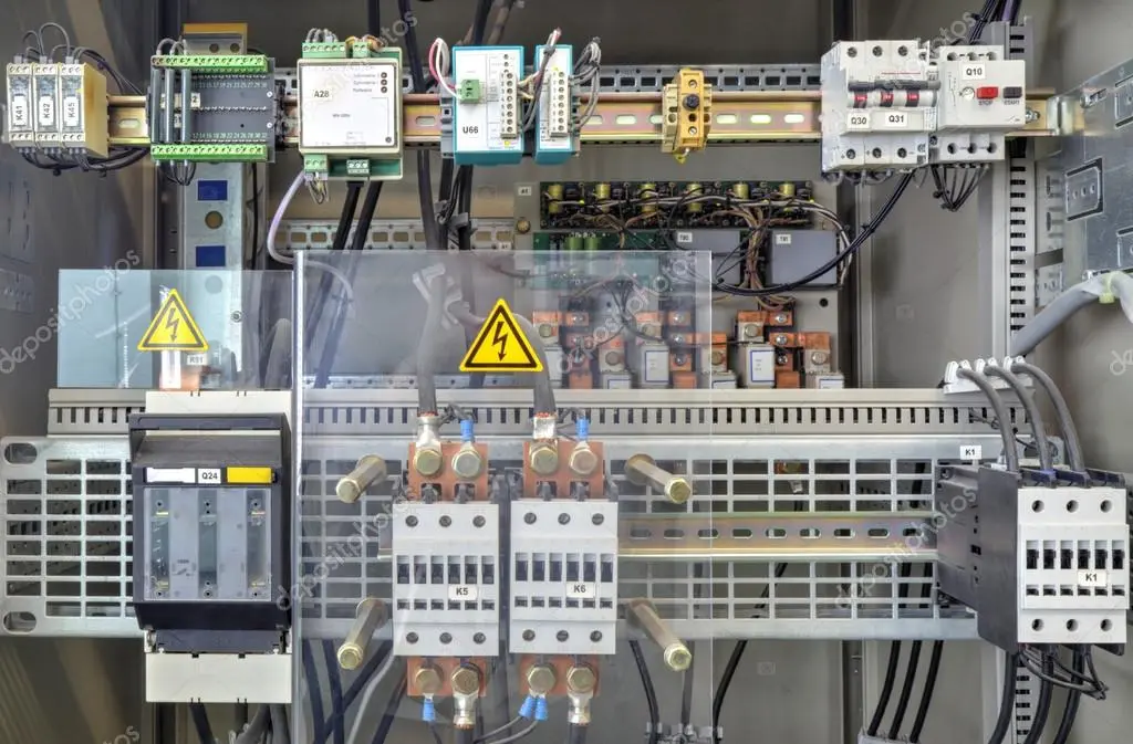 Industrial power supply module close-up